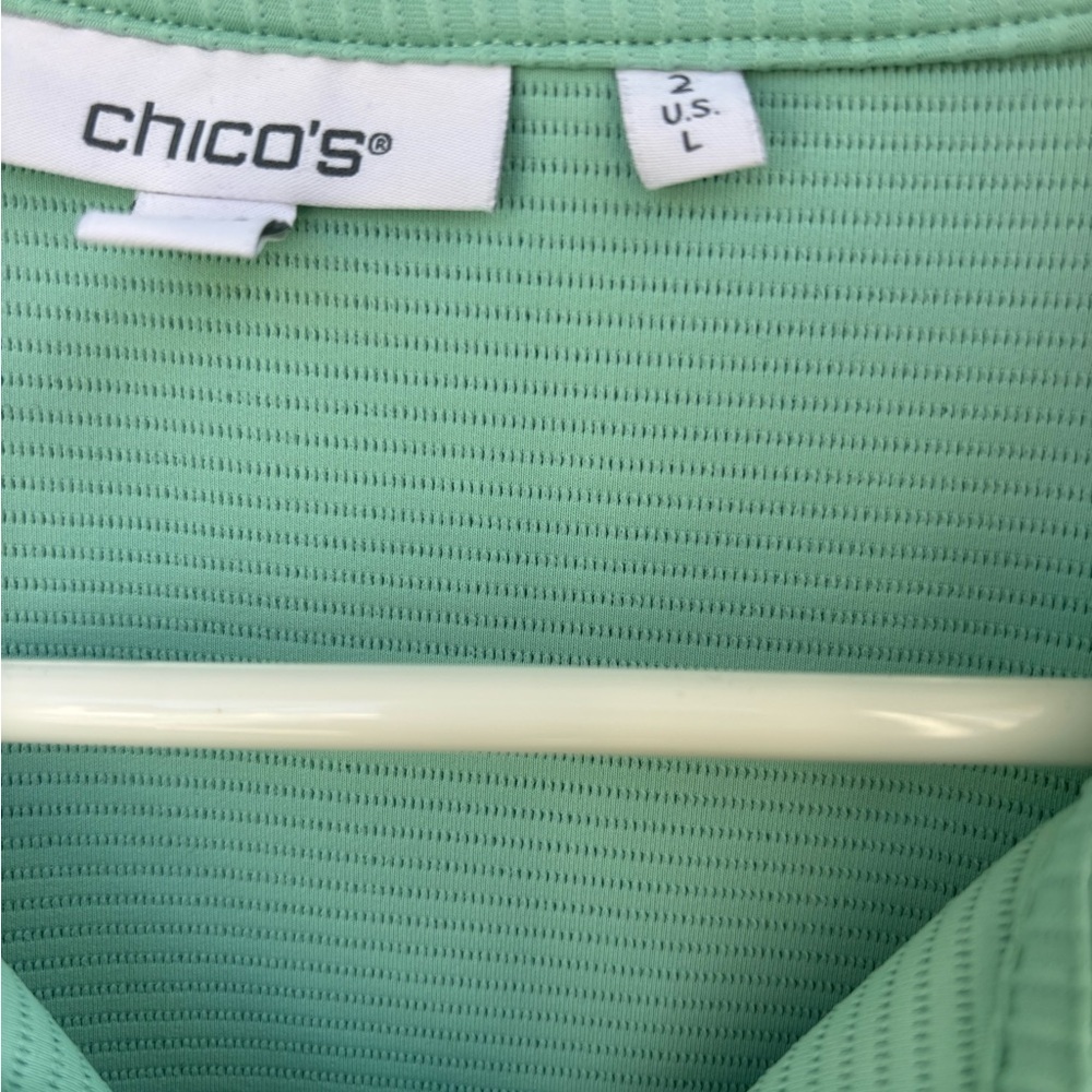 Mint Green Quarter-Zip Pullover - Picture 4 of 8